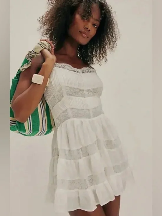 Free People Somebody To Love Mini Dress - Picture 2 of 5